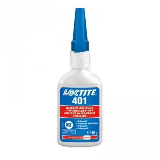 LOCTITE 401, 50g Flasche, Farbe: transparent Sekundenkleber 