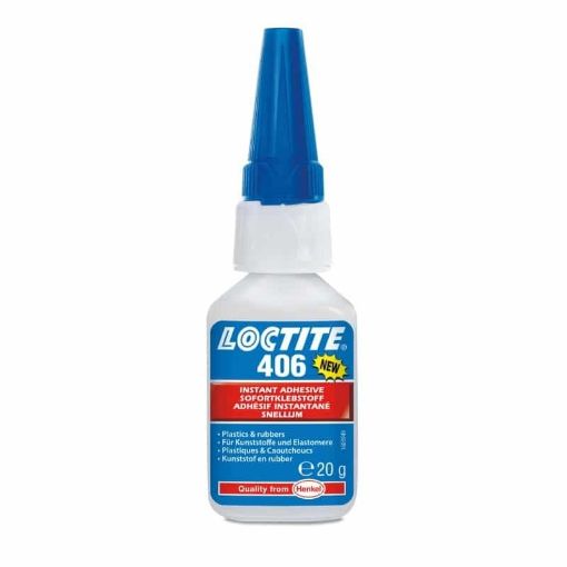 LOCTITE 406, 20g Flasche, Farbe: transparent Sekundenkleber 