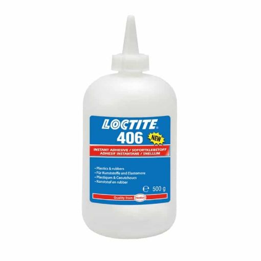 LOCTITE 406, 500g Flasche, Farbe: transparent Sekundenkleber 