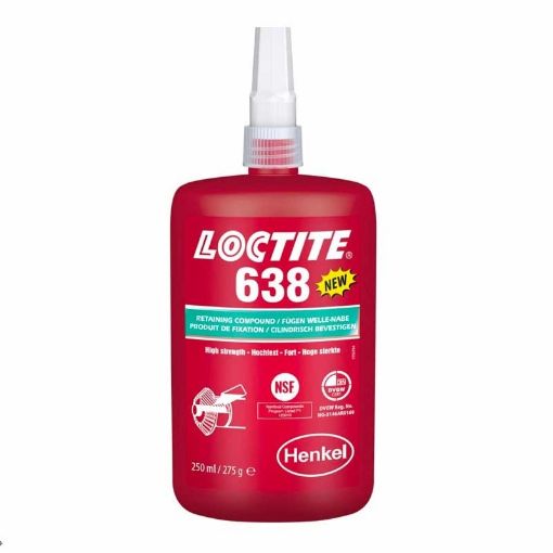 LOCTITE 638, 250ml Flasche hochfest, hochtemperaturbeständig, öltolerant 