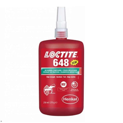 LOCTITE 648, 50ml Flasche hochfest, hochtemperaturbeständig, öltolerant 