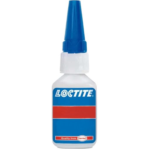 LOCTITE 438, 20g Flasche, Farbe: Schwarz Sekundenkleber 