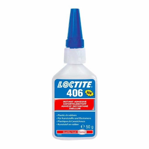 LOCTITE 406, 50g Flasche, Farbe: transparent Sekundenkleber 