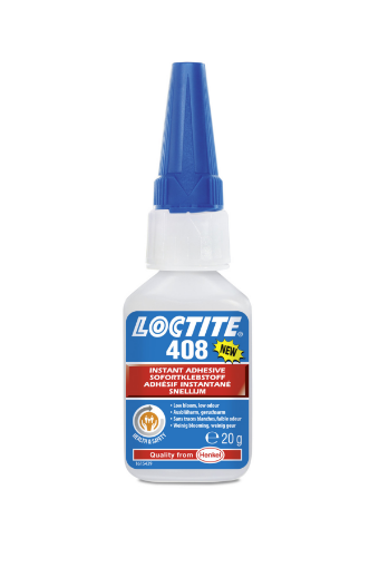 LOCTITE 408, 50g Flasche hochtemperaturbeständiger Sekundenkleber  