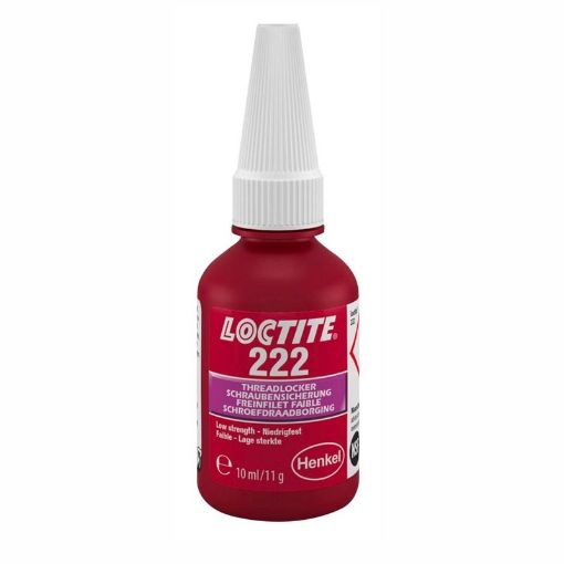 LOCTITE 222, 10ml Flasche, Farbe: Lila Schraubensicherung niedrigfest 