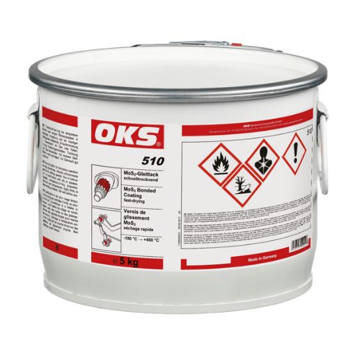 OKS 510, 5kg Hobbock MoS-Gleitlack, schnelltrocknend  