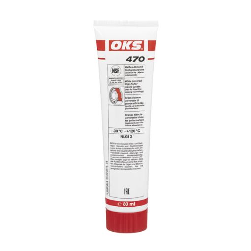 OKS 470, 80ml Tube Weißes Allround-Hochleistungsfett  