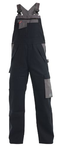 Engel Latzhose, Größe: 54, Farbe: Schwarz/Grau 3234-825-2025  