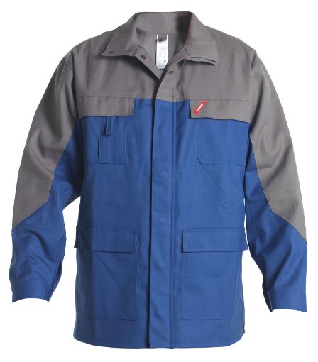 Engel Arbeitsjacke Safety+ Multinorm, Größe: M, Farbe: Azurblau/Grau 1234-820  