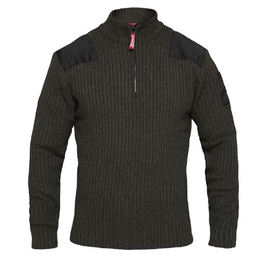 Engel Strickpullover mit hohem Kragen, Größe: XL, Farbe: Anthrazitmeliert 8017-501-89  