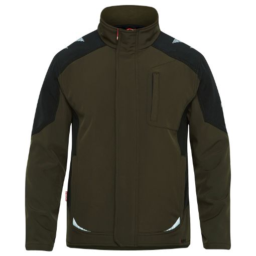 Engel Softshell-Jacke, Größe: XL, Farbe: Forest Green/Schwarz 8810-229-5320  