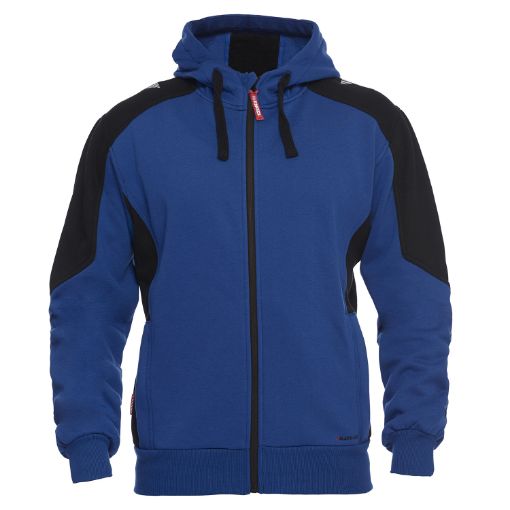 Engel Sweat Cardigan, Größe: M, Farbe: Surfer Blue/Schwarz 8820-233-73720  