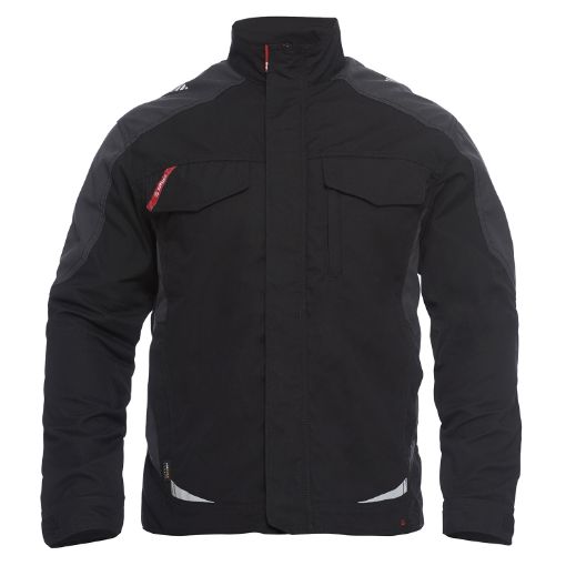 Engel Arbeitsjacke, Größe: 4XL, Farbe: Schwarz/Anthrazitgrau 1810-254-2079  