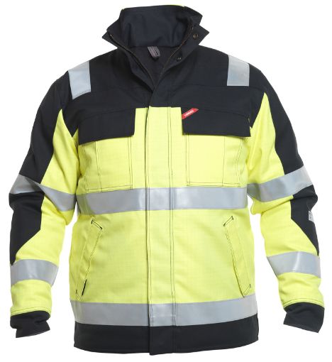 Engel Winterjacke mit Reflexionstreifen, Größe: L, Farbe: Gelb/Schwarz 1935-820-3820  