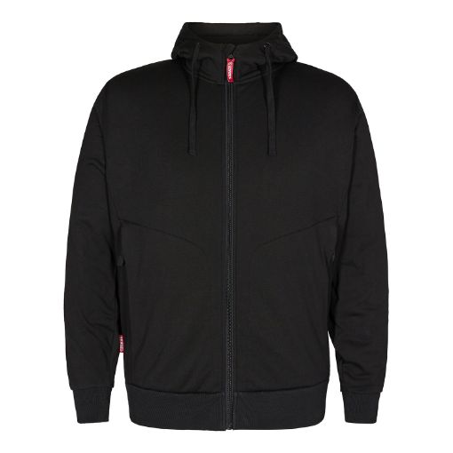 Engel Sweatshirt mit Kapuze, Größe: XS, Farbe: Schwarz 8023-233-20  