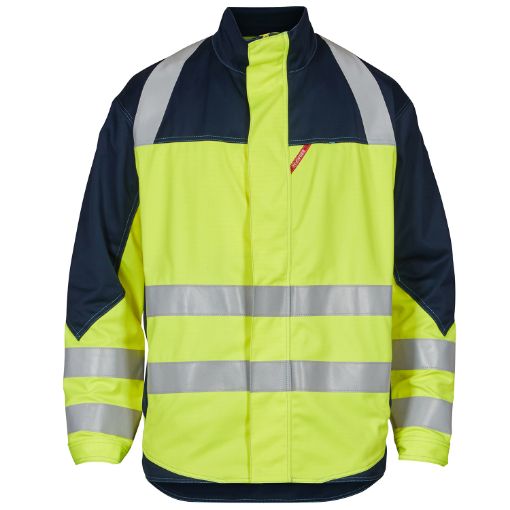 Engel Arbeitsjacke mit Reflexstreifen, Größe: 4XL, Farbe: Gelb/Marine 1285-172-3806  