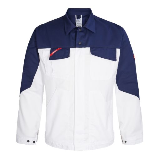 Engel Arbeitsjacke, Größe: L, Farbe: Weiss/Marine 1680-217-306  