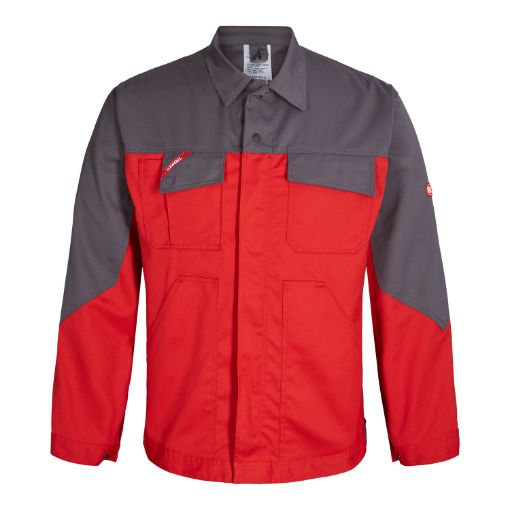 Engel Arbeitsjacke, Größe: 4XL, Farbe: Rot/Grau 1680-217-1125  
