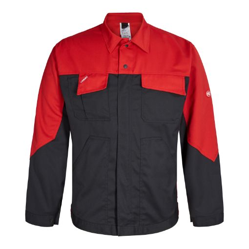 Engel Arbeitsjacke, Größe: 4XL, Farbe: Schwarz/Rot 1680-217-2011  