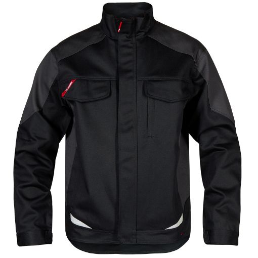 Engel Arbeitsjacke 100% Baumwolle, Größe: XL, Farbe: Schwarz/Anthrazitgrau 1850-570-2079  