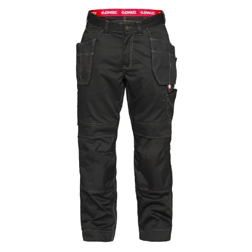 Engel Handwerkerhose mit Holstertaschen, Größe: 48, Farbe: Schwarz 2761-630-20  