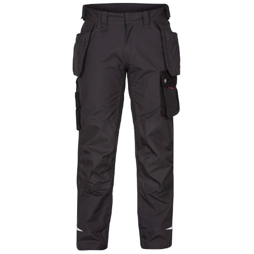 Engel Arbeitshose mit Holstertaschen, Größe: 24, Farbe: Anthrazitgrau/Schwarz 2811-254-7920  