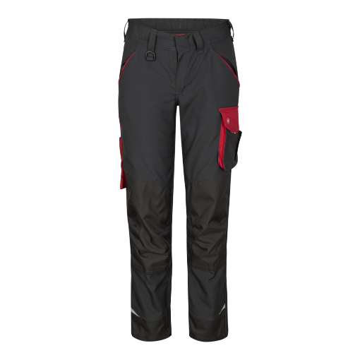 Engel Damenbundhose, Größe: 42, Farbe: Anthrazitgrau/Tomatenrot 2815-254-79757  
