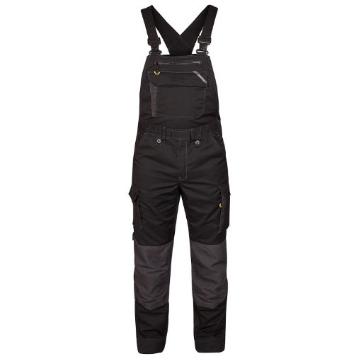 Engel Latzhose mit Stretch, Größe: 46, Farbe: Schwarz/Anthrazitgrau 3362-740-2079  