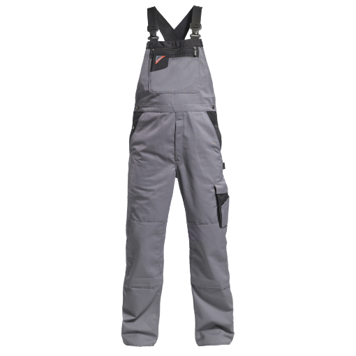 Engel Latzhose 100% Baumwolle, Größe: 62, Farbe: Grau/Schwarz 3600-575-2520  
