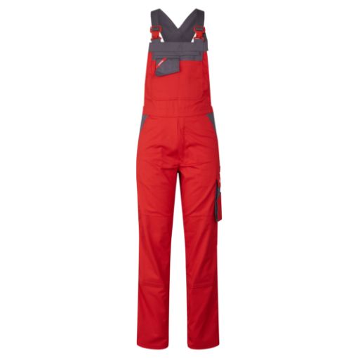 Engel Latzhose mit Stretch, Größe: 28, Farbe: Rot/Grau 3680-217-1125  