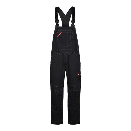 Engel Latzhose 100% Baumwolle, Größe: 60, Farbe: Schwarz 3760-575-20  