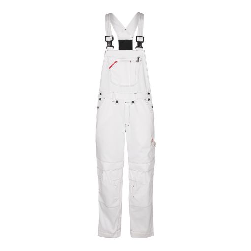 Engel Latzhose 100% Baumwolle, Größe: 62, Farbe: Weiss 3760-575-3  