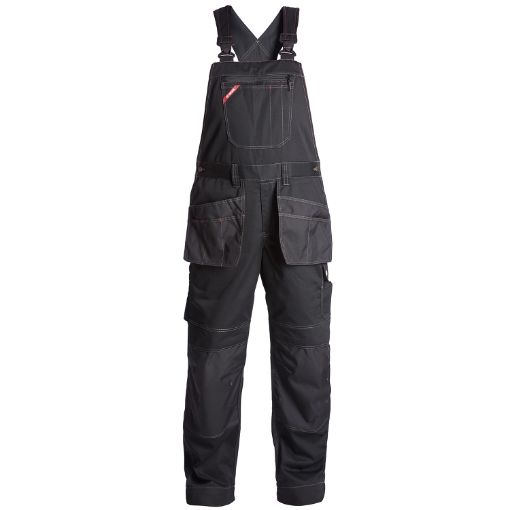 Engel Latzhose mit Holstertaschen, Größe: 66, Farbe: Schwarz 3761-630-20  
