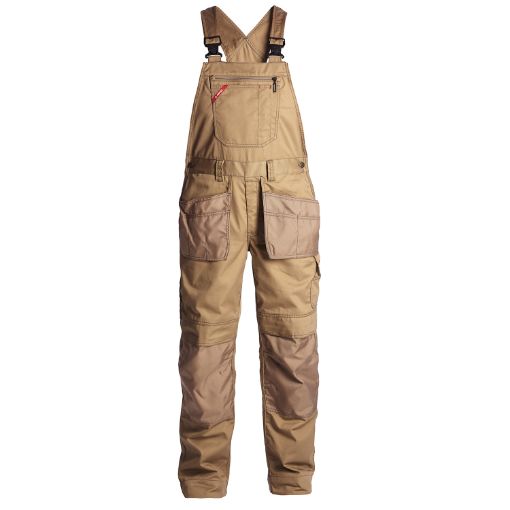 Engel Latzhose mit Holstertaschen, Größe: 66, Farbe: Wood 3761-630-74  