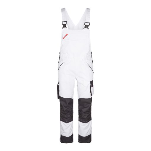Engel Latzhose, Größe: 44, Farbe: Weiss/Anthrazitgrau 3815-254-379  