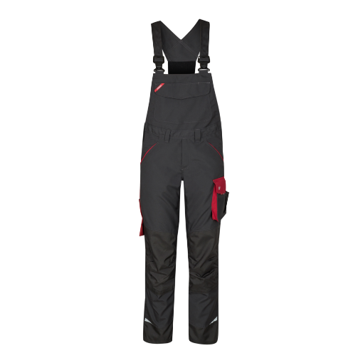 Engel Latzhose, Größe: 48, Farbe: Anthrazitgrau/Tomato Red 3815-254-79757  