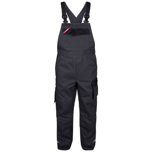 Engel Latzhose 100% Baumwolle, Größe: 52, Farbe: Anthrazitgrau/Schwarz 3850-570-7920  