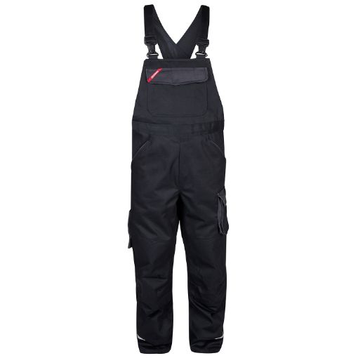 Engel Latzhose 100% Baumwolle, Größe: 68, Farbe: Schwarz/Anthrazitgrau 3850-570-2079  