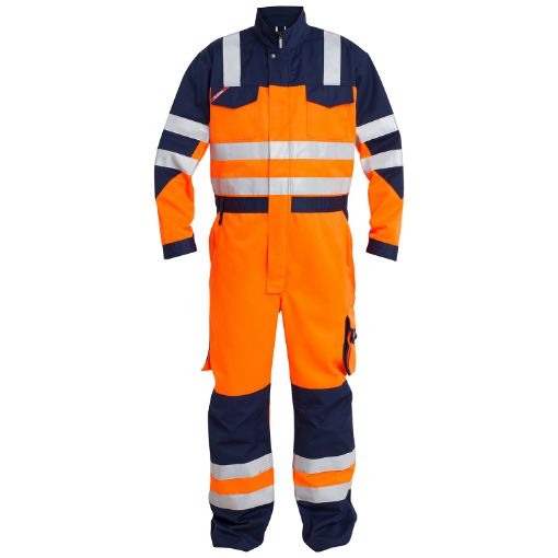 Engel Kombination mit Reflexionstreifen, Größe: S, Farbe: Orange/Marine 4501-775-1006  