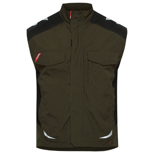 Engel Serviceweste, Größe: 6XL, Farbe: Forest Green/Schwarz 5810-254-5320  