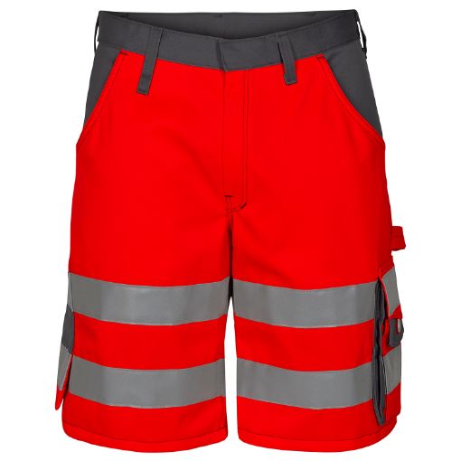 Engel Shorts mit Reflexionstreifen, Größe: 48, Farbe: Rot/Grau 6501-770-4725  