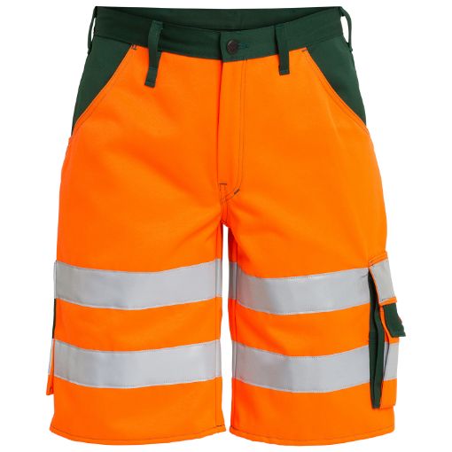 Engel Shorts mit Reflexionstreifen, Größe: 60, Farbe: Orange/Grün 6501-770-101  