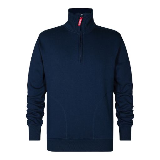 Engel Sweatshirt mit hohem Kragen, Größe: L, Farbe: Blue Ink 8014-136-165  
