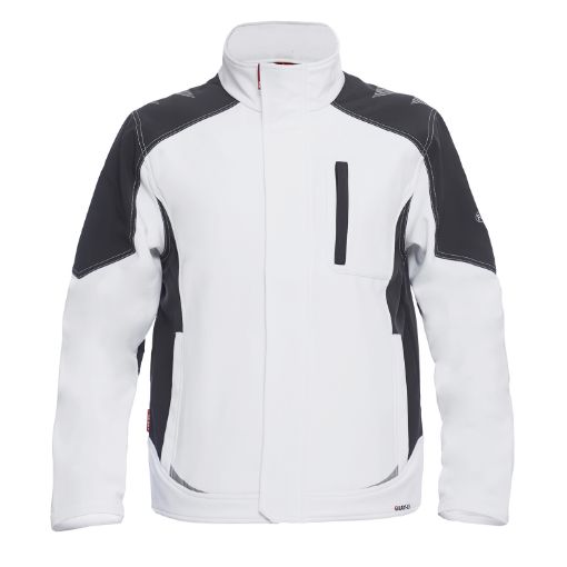 Engel Softshell-Jacke, Größe: 4XL, Farbe: Weiss/Anthrazitgrau 8810-229-379  