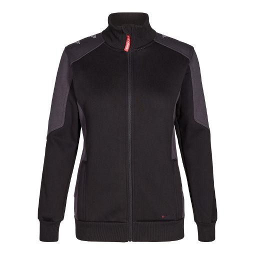 Engel Sweat Cardigan, Größe: S, Farbe: Schwarz/Anthrazitgrau 8825-233-2079  