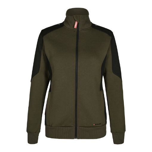 Engel Sweat Cardigan, Größe: 3XL, Farbe: Forest Green/Schwarz 8825-233-5320  
