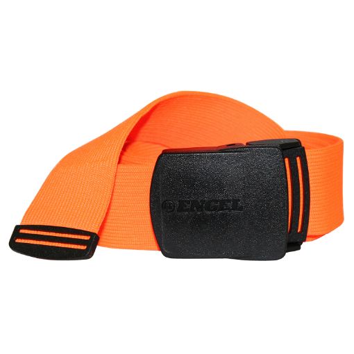 Engel Gürtel mit Plastikschnalle, Größe: 100 cm, Farbe: Orange 9005-2-10  