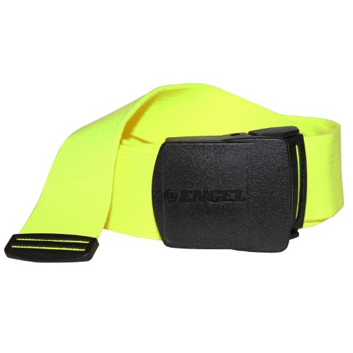 Engel Gürtel mit Plastikschnalle, Größe: 100 cm, Farbe: Gelb 9005-2-38  