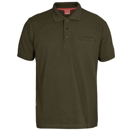 Engel Poloshirt mit Brusttasche, Größe: M, Farbe: Forest Green 9055-178-53  
