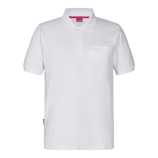 Engel Poloshirt mit Brusttasche, Größe: M, Farbe: Weiss 9055-178-3  